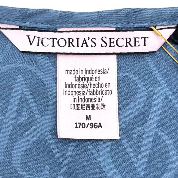 Victoria Secret Satin VS Logo Racerback Sleep Cami Tank NWT Sz M - Picture 7 of 9
